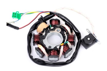 ISKROWNIK STATOR 8 CEWEK SKUTER GY6-125 ATV 150