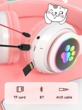 БЕСПРОВОДНЫЕ НАУШНИКИ CAT EAR ДЛЯ ДЕТЕЙ