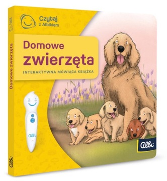 CZYTAJ Z ALBIKIEM DOMOWE ZWIERZĘTA KSIĄŻECZKA INTERAKTYWNA