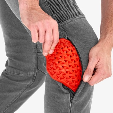 Мужские мотоциклетные джинсы Shima Zenith Grey Grey Monolayer Freebies