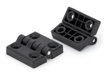 ZAWIAS Z OTWORAMI INOX 64x64 Z TWORZYWA PLASTIKOWY