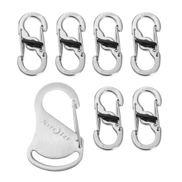 Karabinek do kluczy Nite Ize KeyRack Locker Steel S-Biner