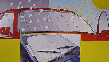 КОВрик АНТИМОРОЗНЫЙ ДЛЯ СТЕКЛА 70 x 155 см