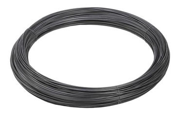 DRUT NACIĄGOWY PCV 3,6 czarny RAL 9005 SIATKA 50m
