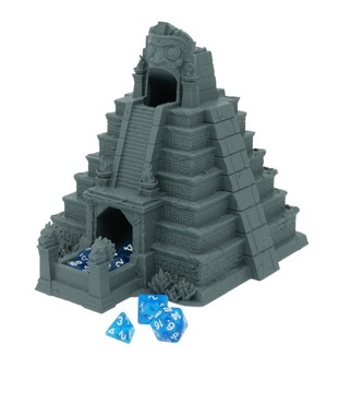 Ацтекская большая башня для игральных костей - Башня для игральных костей Темно-серая