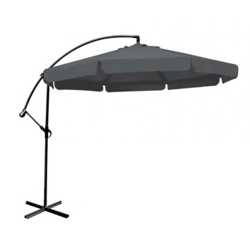 Parasol z wysięgnikiem 3M SZARY CASABLANCA