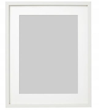 RAMKA NA ZDJĘCIA RIBBA BIAŁA GRUBA 40X50CM PASSE PARTOUT