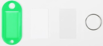 Брелки-подвески Брелок Пластиковые бейджи 100 шт.