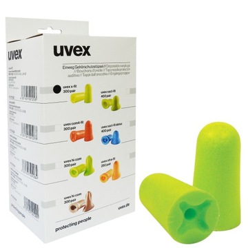 Zatyczki stopery do uszu uvex x-fit 300 par karton