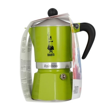 Кофеварка Bialetti Rainbow 3tz (зеленая)