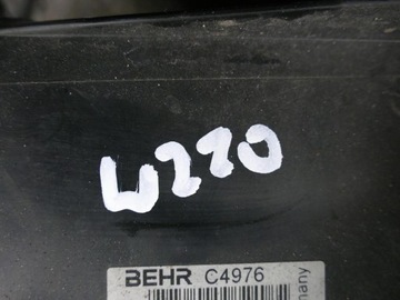MERCEDES S W220 3.2 CDI VENTILÁTOR CHLADIČŮ