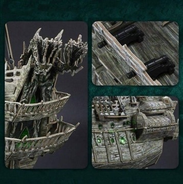 Puzzle 3D LED Cubic Fun 360 EL. LATAJĄCY HOLENDER statek