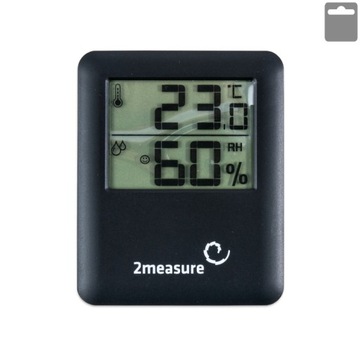 Внутренний термометр с гигрометром 100 x 100 мм