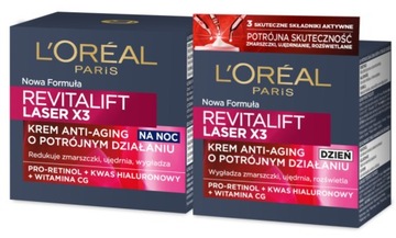 LOREAL Zestaw kremów Revitalift Laser DZIEŃ i NOC