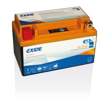 Akumulator Li-Ion Exide ELTX12 12v 3,5Ah/210A 42Wh