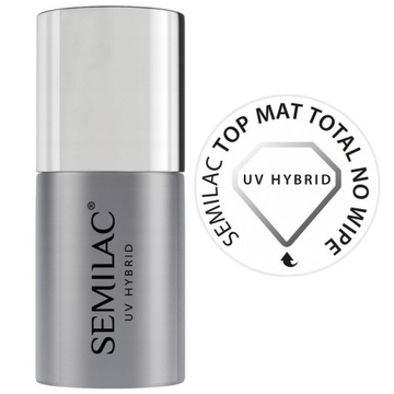 SEMILAC TOP MAT TOTAL NO WIPE NA LAKIER 7ml