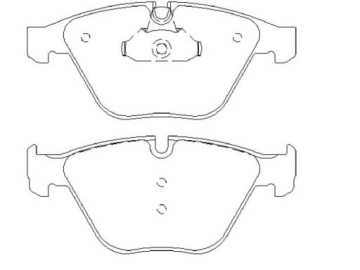 BREMBO P06054 ПЕРЕДНИЕ КОЛОДКИ - BMW E60 E61 E63 E65