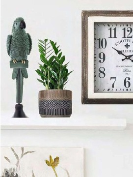 Геометрическое коричневое цементное покрытие в стиле бохо