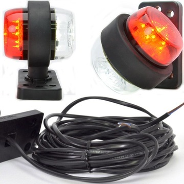 LAMPA OBRYSOWA DIODOWA LED NACZEPA TIR 12-24V WAŚ