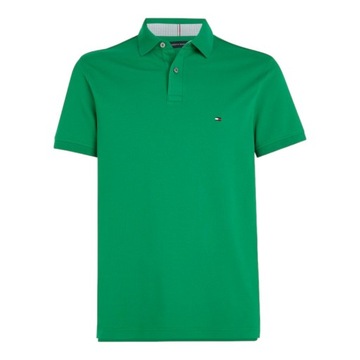 TOMMY HILFIGER MĘSKA KOSZULKA POLO 1985 REGULAR POLO ZIELONA r.L