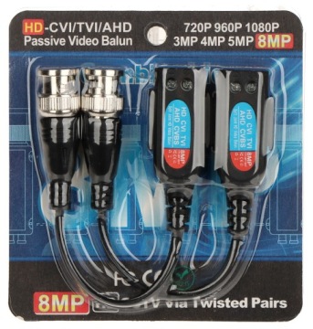 РАЗЪЕМЫ ДЛЯ AHD, HD-CVI, HD-TVI КАМЕРЫ С ВИТОЙ ПАРУ UTP