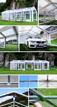 Namiot Imprezowy 5x8m [3m] Całoroczny DAS 580 WP