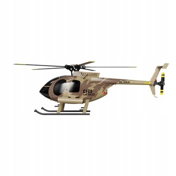 Радиоуправляемый вертолет ERA C189 MD500 RC Helicopter RTF, пластик, экрю