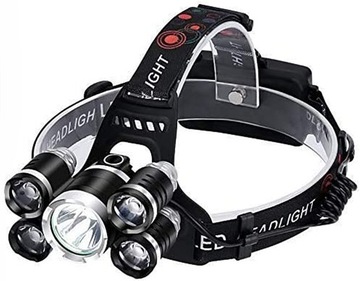 НАГОЛОВНЫЙ ФОНАР СВЕТОДИОДНАЯ ЛАМПА С ФУНКЦИЕЙ ЗУМА С 5 ЗАРЯДНЫМИ УСТРОЙСТВАМИ ДЛЯ ЗУМА