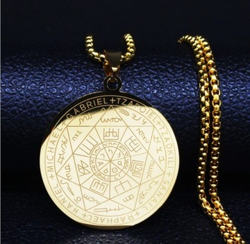 AMULET SZCZĘŚCIA talizman Pieczęć Siedmiu Aniołów