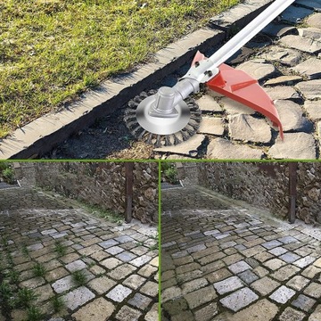 SZCZOTKA DO PRZYCINANIA CHWASTÓW, SZCZOTKA STALOWA, PODKASZARKA DO CHWASTÓW