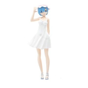 STYLIZOWANA FIGURKA RE: REM ZERO HOT ANIME MANGA BIAŁA SUKIENKA