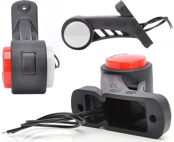 LAMPA ROGOWA POZYCYJNA LEWA DIODOWA LED LAWETA 12V