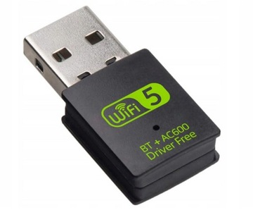 KARTA SIECIOWA BLUETOOTH + WiFi ADAPTER USB AC600