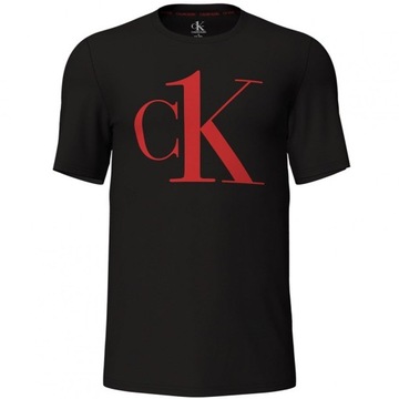 Calvin Klein t-shirt koszulka męska czarna logo 000NM1903E-6N9 M