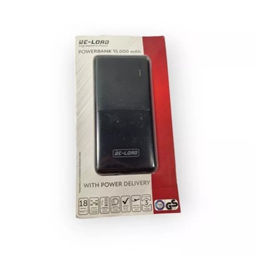 RE-LOAD POWERBANK 15000 MAH CZARNY