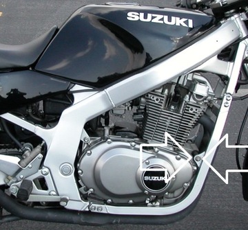 Crash pady Suzuki GS 500 1989 - 2007 ROSA
