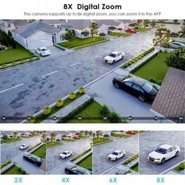 ВРАЩАЮЩАЯСЯ НАРУЖНАЯ IP-КАМЕРА WIFI 8X ZOOM 8MPx 4K