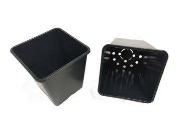 Деревянный садовый цветочный горшок, терраса, балкон, пластиковая вставка, 3 х 11 л