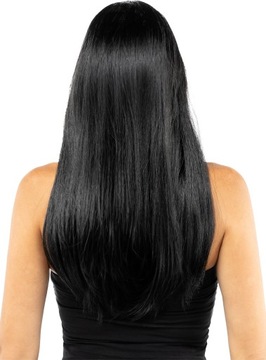 Funidelia Prosta Czarna Peruka - Halloween