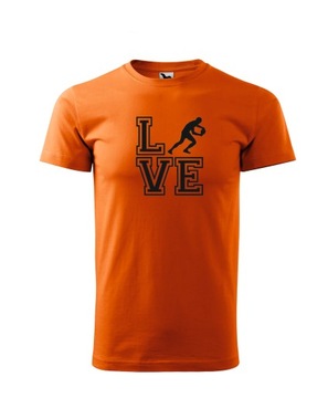 Koszulka T-shirt TENIS STOŁOWY LOVE PING PONG SPORTOWA męska