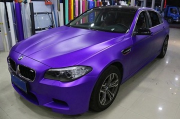 Фольга для обертывания шпона Chrome Mate Purple Pearl Satin Purple 50x152 см.