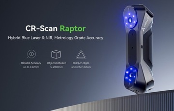 ПОРТАТИВНЫЙ 3D СКАНЕР CREALITY CR-SCAN RAPTOR 60 FPS