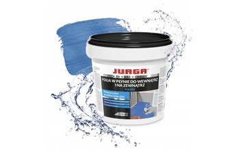 Folia w Płynie Hydroizolacja Łazienki Tarasu Balkonu 4 kg + Grunt 1L JURGA