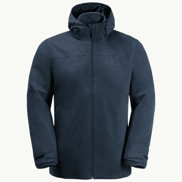 MĘSKA KURTKA JACK WOLFSKIN WODOODPORNA POLAR 3W1 L