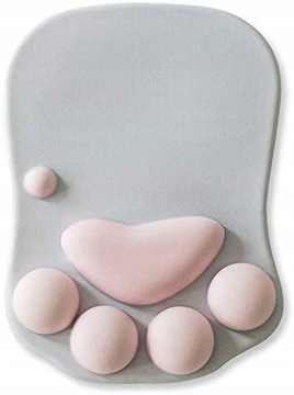 Mouse pad with wrist rest Cat's paw