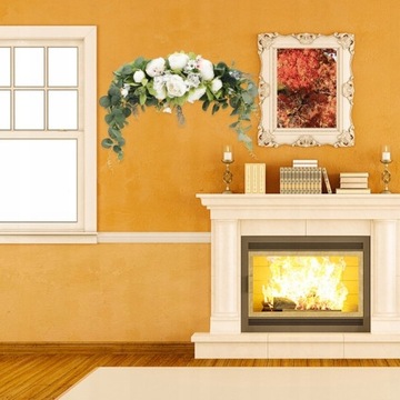 Дверной венок из пионов Цветочная арочная композиция