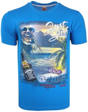 Koszulka męska t-shirt BUTELKA T1124 r. M