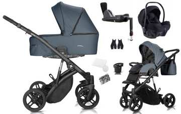 WÓZEK MILU KIDS ATTESO LEDO BAZA PIXEL PRO ATL08