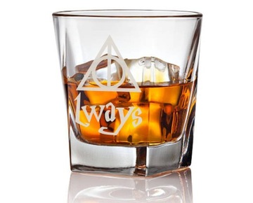 Szklanka do whisky HARRY POTTER ALWAYS Grube Szkło