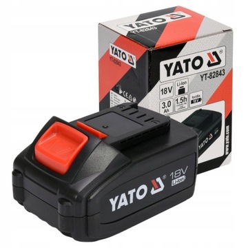 АККУМУЛЯТОР YATO 18 В LI-ION 3,0 Ач YT-82843